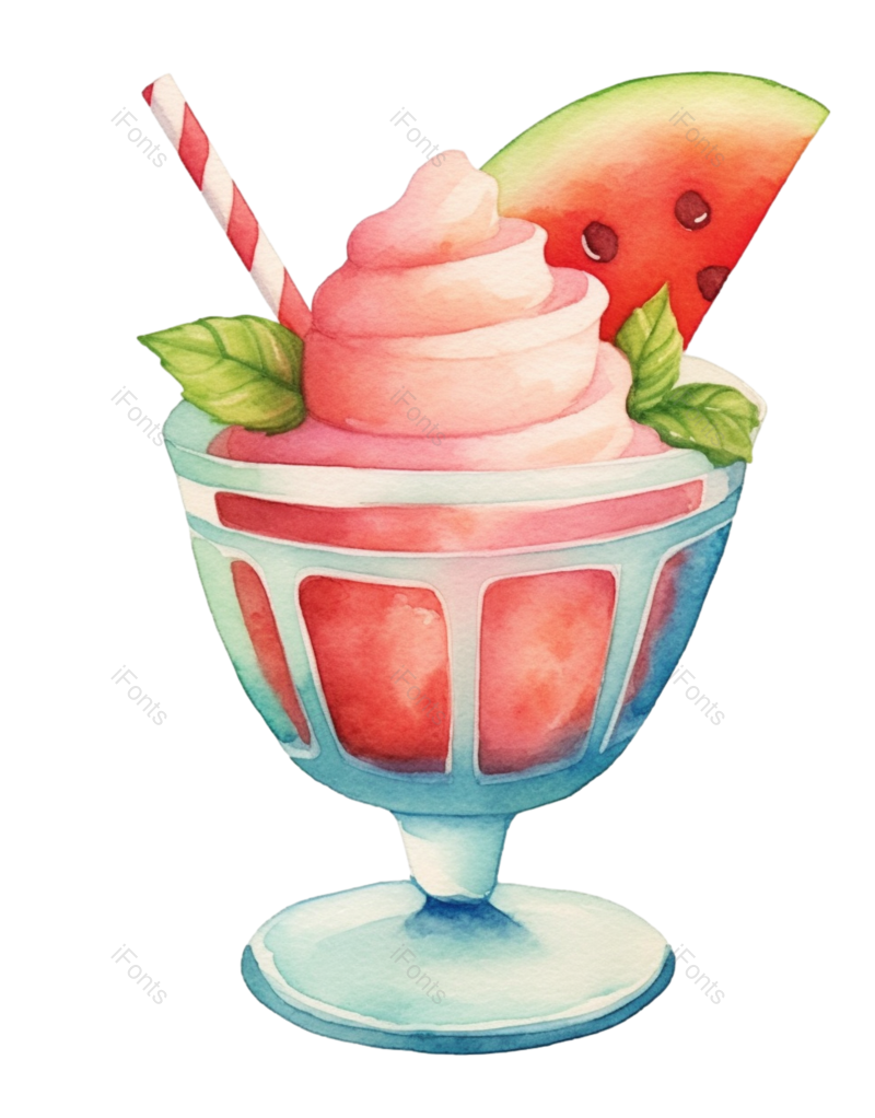 西瓜图片,清新元素,沙拉PNG,夏天免抠素材